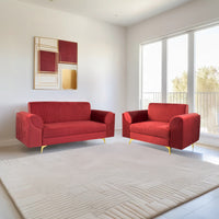 venice 3 2 seater sofa plush suede fabric peach copy