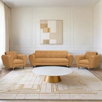milan icon 3 1 1 seater sofa plush suede fabric black copy