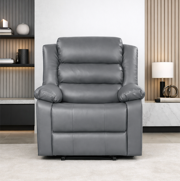 Oslo 1 Seater Motorised Recliner – ( Spacious, Luxurious & DIY-Friendly - Grey)