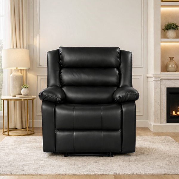 Oslo 1 Seater Motorised Recliner – ( Spacious, Luxurious & DIY-Friendly - Black )