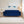 Lisbon Neo 3 Seater Wooden Sofa Cum Bed - ( Premium Molfino Fabric- Blue )
