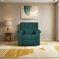 phoenix icon 1 seater recliner spacious luxurious diy friendly plush suede green