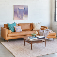 vienna 6 seater sofa right corner leatherette fabric taos brown copy