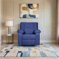 phoenix icon 1 seater recliner spacious luxurious diy friendly navy blue