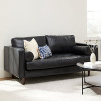 vienna 2 seater sofa leatherette fabric green copy