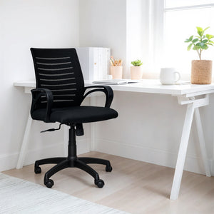 Bolt Mid-Back Office Chair – Ergonomic, Durable & Versatile ( Black )