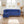 Sydney 4 Seater Sofa with Ottoman- ( Plush Suede Fabric- Blue )