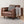 Vienna 1 Seater Sofa- ( Leatherette Fabric - Brown )