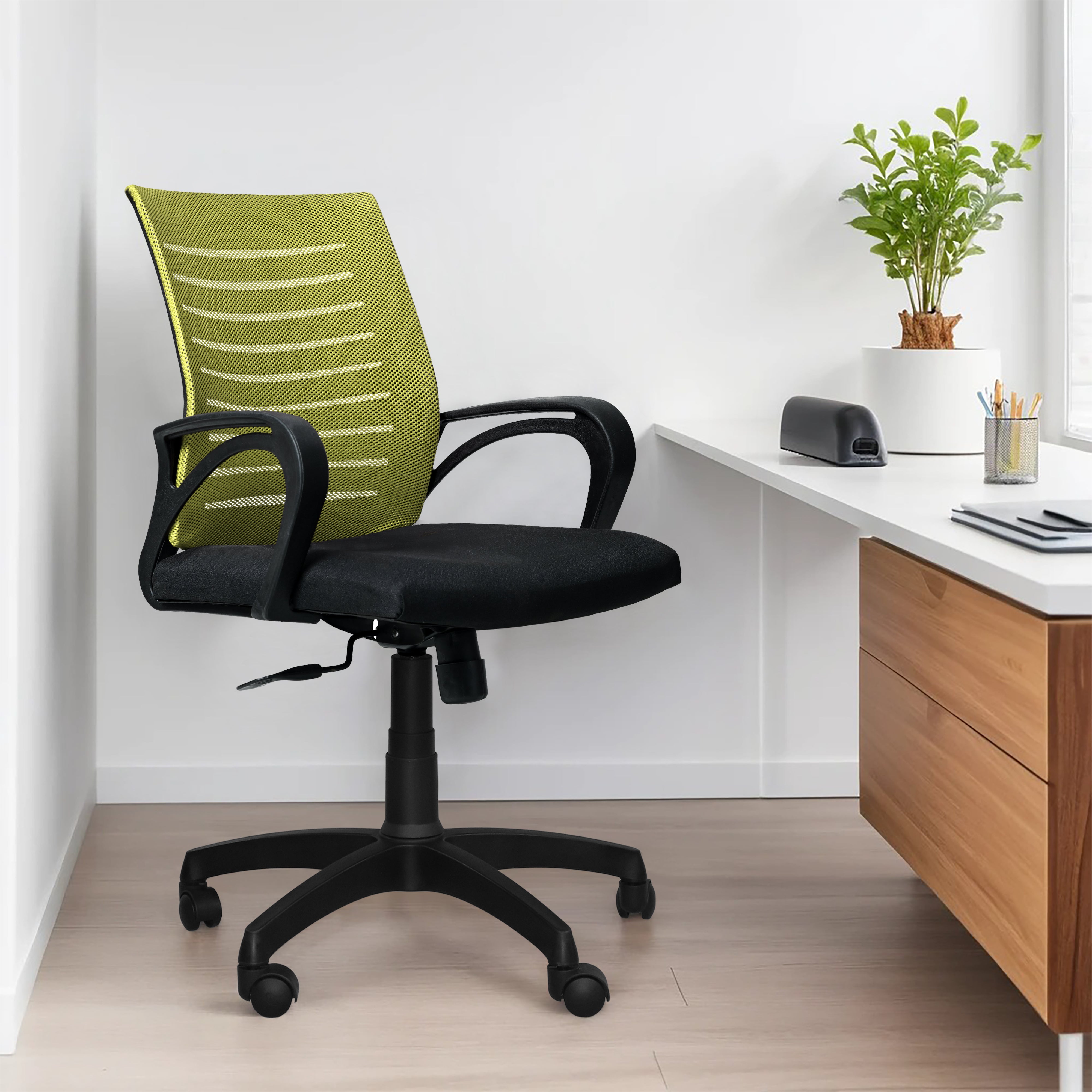 Bolt Mid-Back Office Chair – Ergonomic, Durable Versatile Green