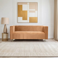 tokyo icon 3 seater sofa plush suede fabric black copy