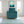 London 1 Seater Sofa- ( Plush Suede Fabric- Teal)