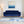 Lisbon  4 Seater Wooden Sofa Cum Bed - ( Premium Molfino Fabric-Blue)