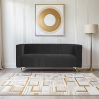 tokyo icon 3 seater sofa plush suede fabric teal copy