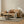 Vienna 2 Seater Sofa- ( Leatherette Fabric - Tan )
