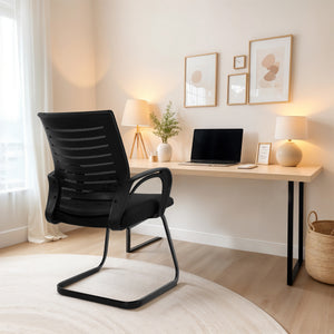 Blaze Mid-Back (C- Base) Office Chair – Ergonomic, Durable & Versatile (Black)