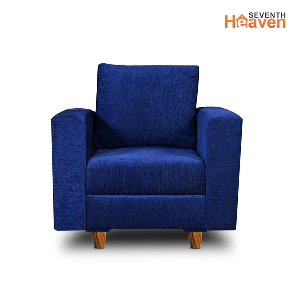 Rio 1 Seater Sofa- ( Premium Molfino Fabric- Blue )