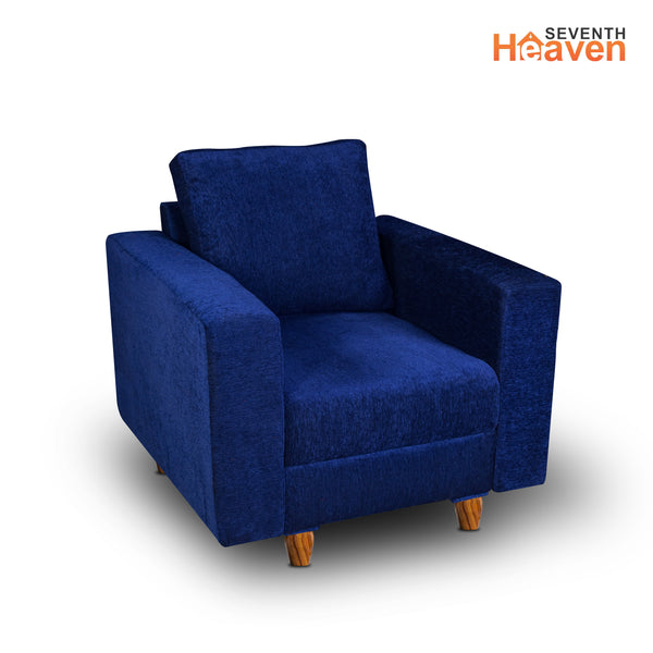 Rio 1 Seater Sofa- ( Premium Molfino Fabric- Blue )