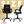 Blaze Mid-Back Office Chair – Ergonomic, Durable & Versatile (Black)