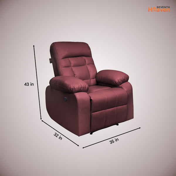 Havana 1 Seater Motorised Recliner – ( Spacious, Luxurious & DIY-Friendly- Brown )