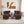 Sydney 5 Seater Sofa with 2 Ottoman- ( Plush Suede Fabric- Brown )