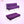 Florida Neo 4 Seater Wooden Sofa Cum Bed - ( Premium Molfino Fabric- Purple )