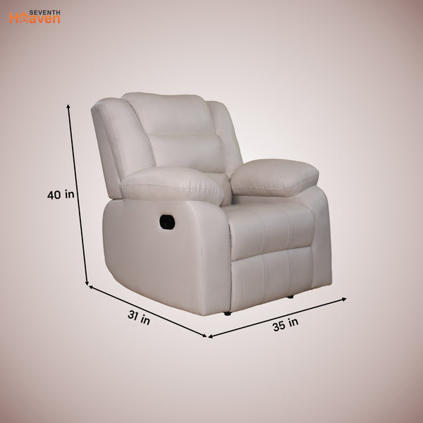 Oslo 1 Seater Recliner – ( Spacious, Luxurious & DIY-Friendly - Beige )