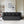 Flipper X Sofa Cum Bed - 4  Seater, Plain Cushion ( Jute Fabric, Dark Grey )