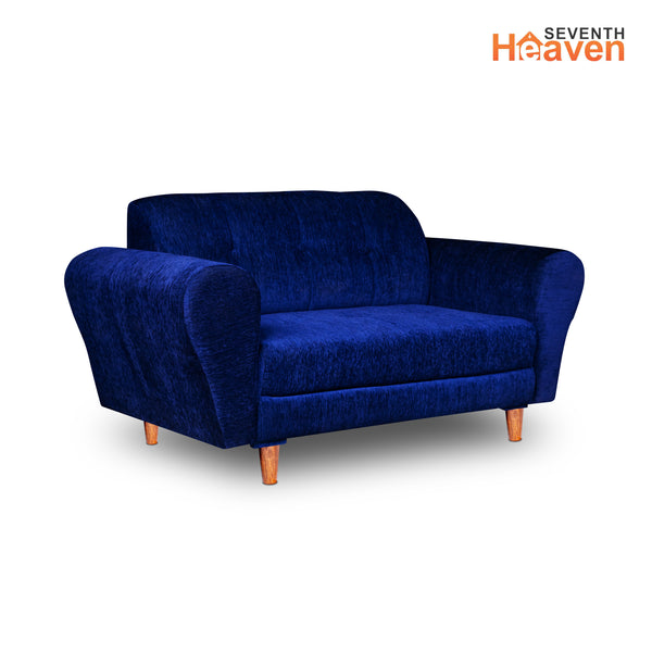 Milan 2 Seater Sofa - ( Premium Molfino Fabric- Blue )
