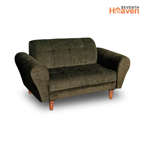 Milan 2 Seater Sofa - ( Premium Molfino Fabric-Green )