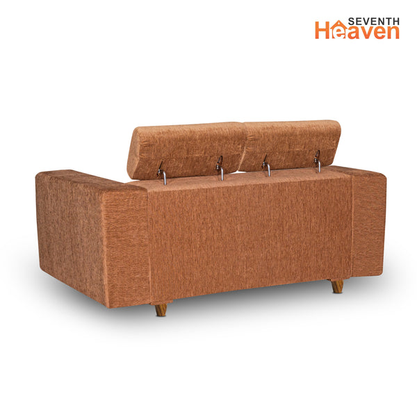 Berlin 2 Seater Sofa- ( Premium Molfino Fabric- Beige )