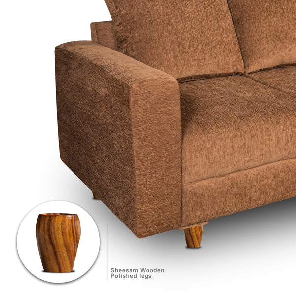 Rio 2 Seater Sofa- ( Premium Molfino Fabric- Beige )