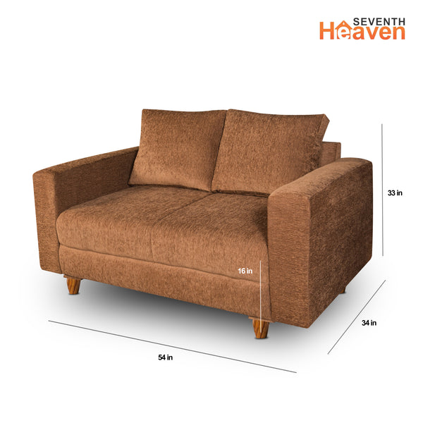 Rio 2 Seater Sofa- ( Premium Molfino Fabric- Beige )