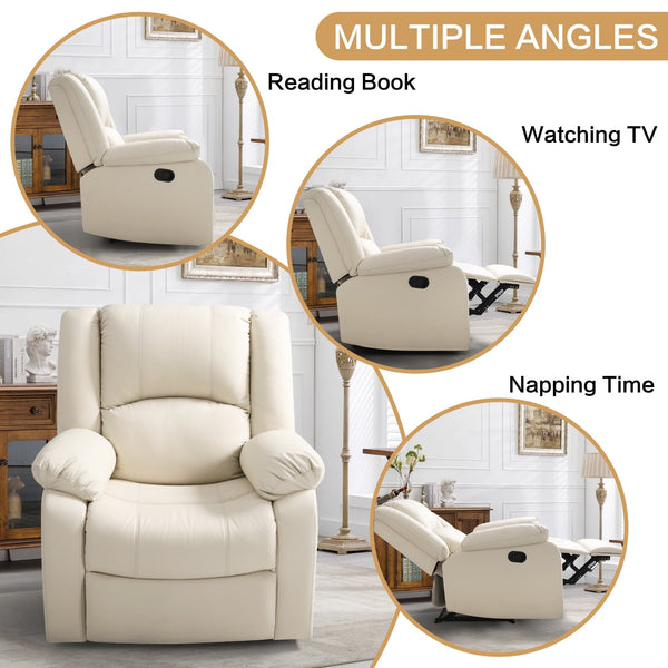 Phoenix 1 Seater Recliner – ( Spacious, Luxurious & DIY-Friendly- Beige )