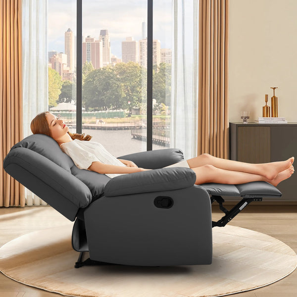 Phoenix 1 Seater Recliner – ( Spacious, Luxurious & DIY-Friendly- Grey )