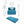 Rejoice Sofa Cum Bed - 1 Seater, Printed Cushion (Jute Fabric- Sky Blue )