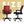 Bolt Mid-Back Office Chair – Ergonomic, Durable & Versatile ( Red )