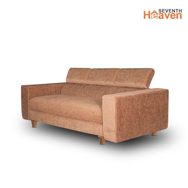 Berlin (3+2) Seater Sofa- ( Premium Molfino Fabric- Beige )