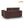 Berlin (3+2) Seater Sofa Right Corner- ( Premium Molfino Fabric- Brown )