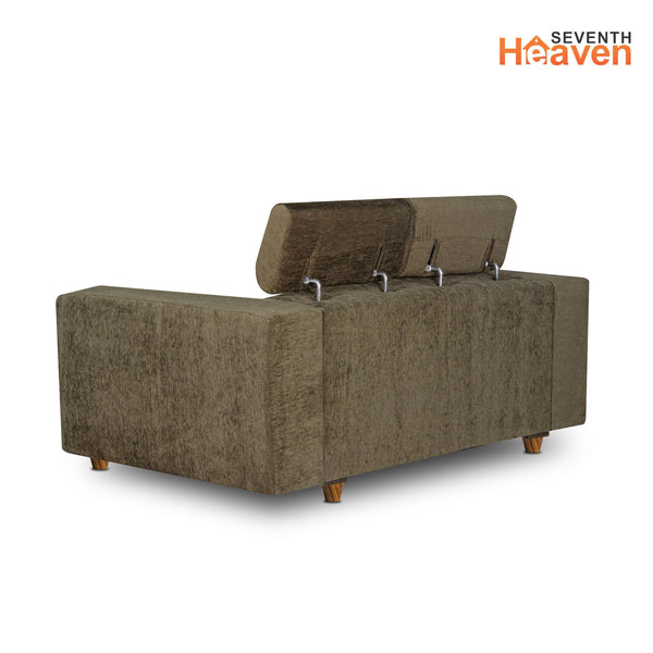 Berlin (3+2) Seater Sofa- ( Premium Molfino Fabric- Green )