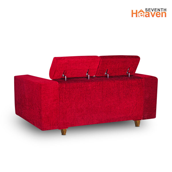 Berlin (3+2) Seater Sofa- ( Premium Molfino Fabric- maroon )