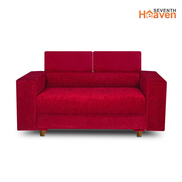 Berlin (3+2) Seater Sofa- ( Premium Molfino Fabric- maroon )