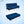 Florida Neo 4 Seater Wooden Sofa Cum Bed - ( Premium Molfino Fabric- Blue )