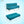 Florida Neo 4 Seater Wooden Sofa Cum Bed - ( Premium Molfino Fabric- Sky Blue )
