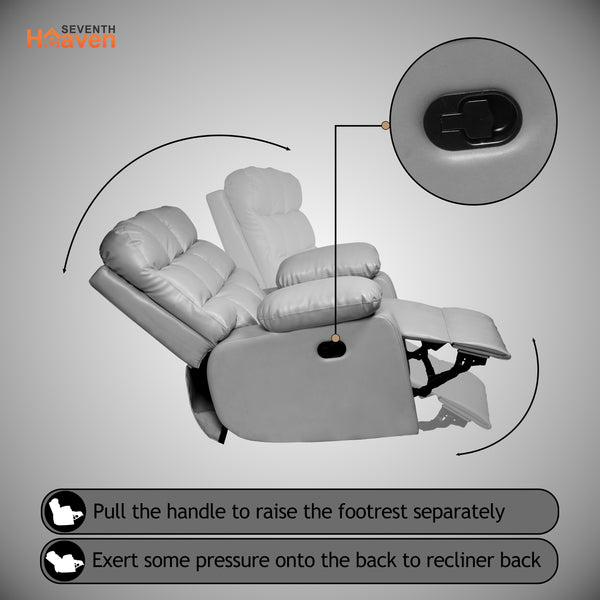 Lumina 1 Seater Recliner – ( Spacious, Luxurious & DIY-Friendly - Grey )
