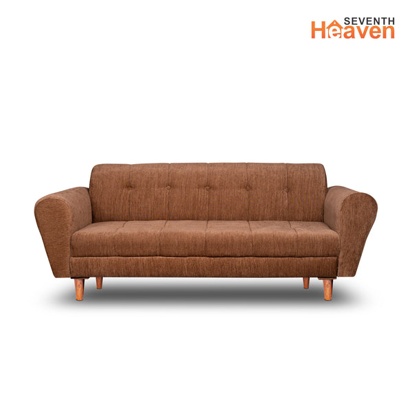 Milan 3 Seater Sofa - ( Premium Molfino Fabric- Beige )