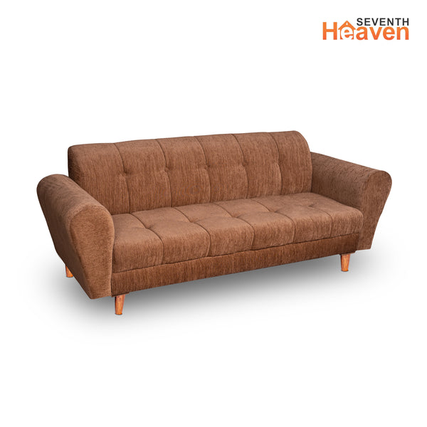 Milan 3 Seater Sofa - ( Premium Molfino Fabric- Beige )