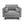 Vienna 1 Seater Sofa- ( Leatherette Fabric - Grey )