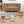 Tokyo 2 Seater Sofa- ( Premium Molfino Fabric- Beige )