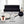 Florida 4 Seater Wooden Sofa Cum Bed - ( Premium Molfino Fabric- Black )