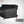 Lisbon 3 Seater Wooden Sofa Cum Bed - ( Premium Molfino Fabric- Black )